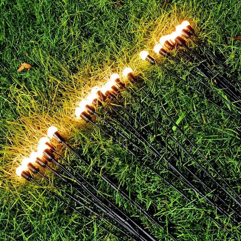 situation — Solarne lampki ogrodowe Świetliki – 75 cm, 8 ciepłych LED