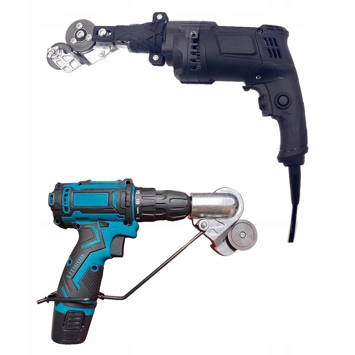situation — MetalCut Pro™ – Nasadka do Wiertarki do Cięcia Blachy