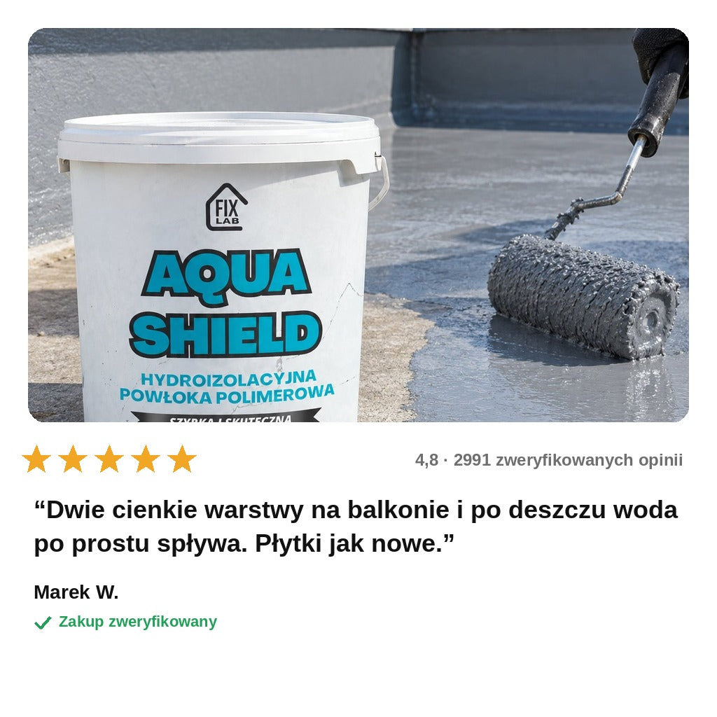 avis — AquaShield™ – niewidoczna wodoodporna powłoka poliuretanowa