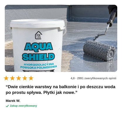 avis — AquaShield™ – niewidoczna wodoodporna powłoka poliuretanowa