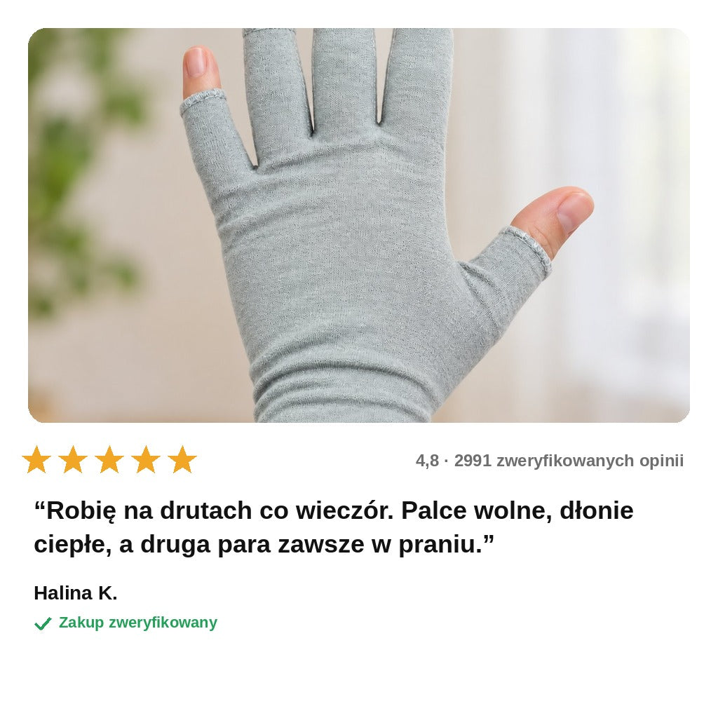 avis — Rękawiczki kompresyjne bez palców