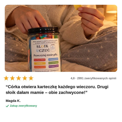 avis — Słoik Uczuć – karteczki na każdą emocję
