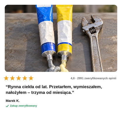 avis — SpawFix™ – Dwuskładnikowy klej do zimnego spawania (2 tuby A + B)