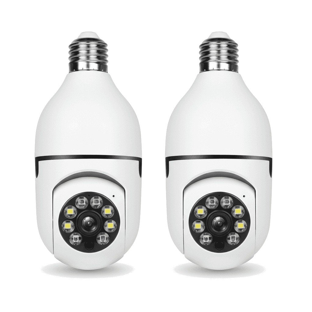 packshot — OkoDomu™ – Kamera WiFi w żarówce E27, obrót 355°, nagrywanie na kartę bez abonamentu