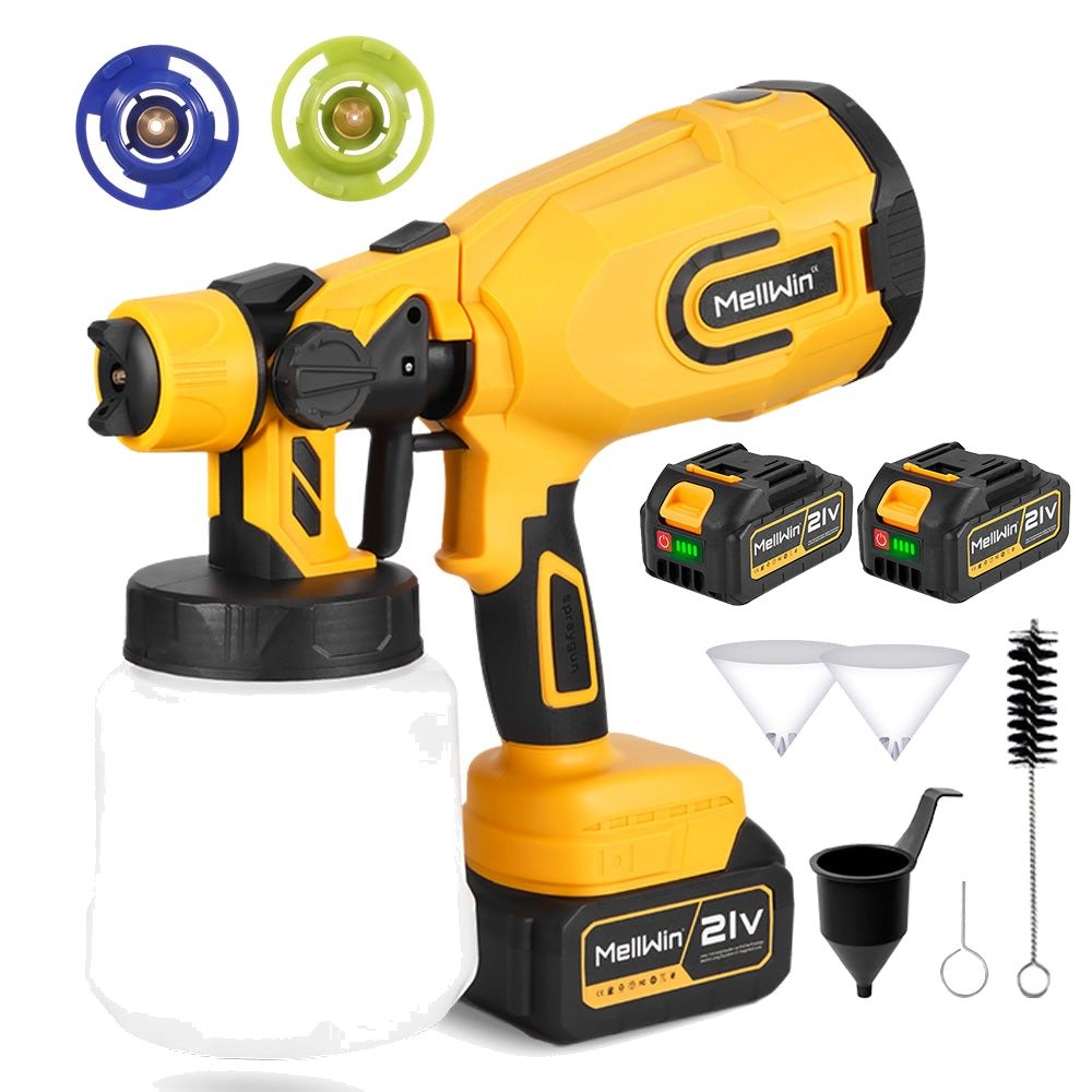 Cordless Paint Sprayer with Two Batteries