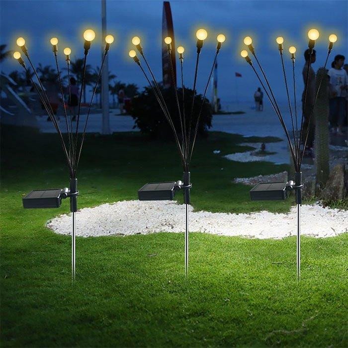 situation — Solarne lampki ogrodowe Świetliki – 75 cm, 8 ciepłych LED