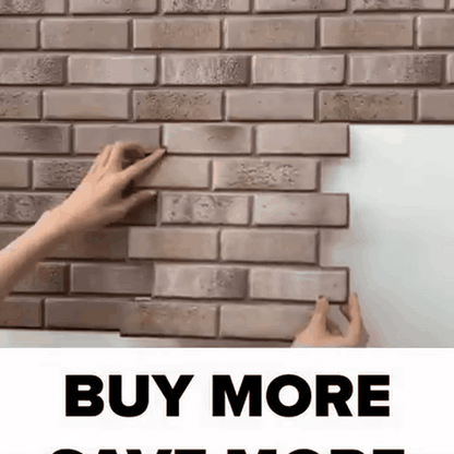 gif — Samoprzylepne panele ścienne – cegła 3D (10 szt., 0,9 m²)