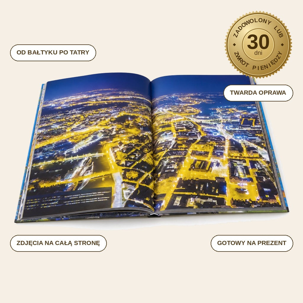 infographie — Polska z Nieba – album fotografii lotniczych (III wydanie, twarda oprawa, 320 stron, format B4)