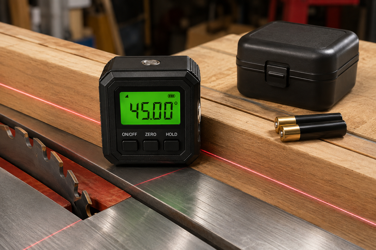 Digital Magnetic Angle Gauge, 4 Magnetic Faces