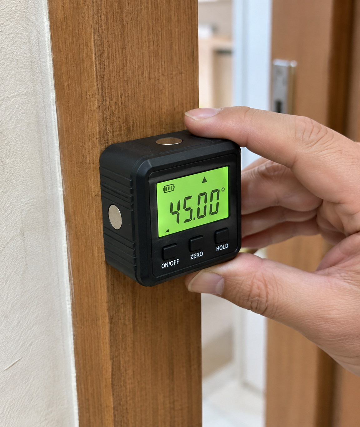 Digital Magnetic Angle Gauge, 4 Magnetic Faces