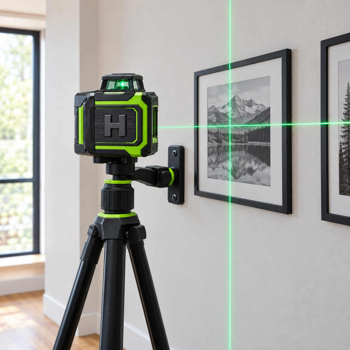 4D Self-Levelling Laser Level, 16 Green Lines