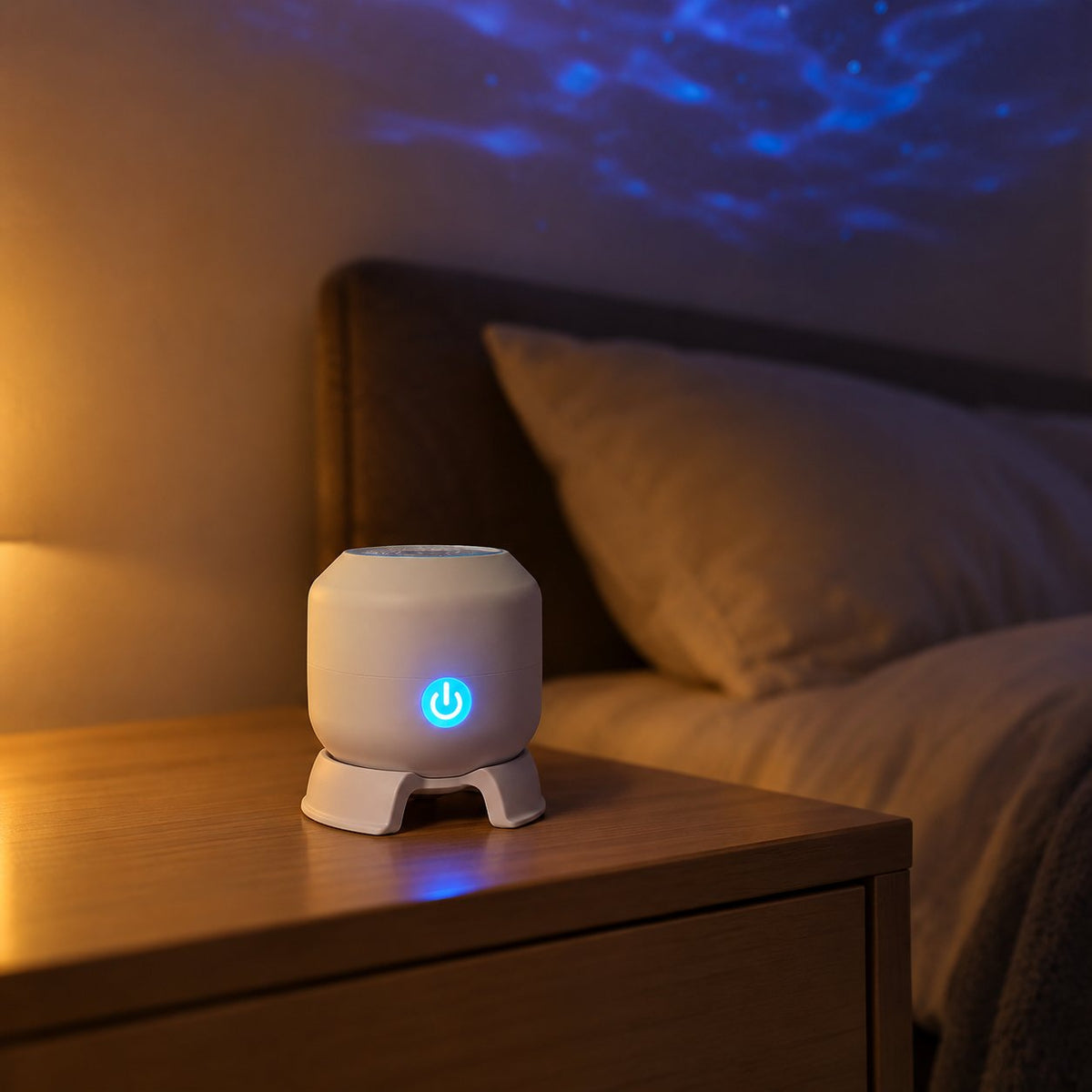 packshot — FaloLux™ – Obrotowy projektor LED z efektem fal na suficie
