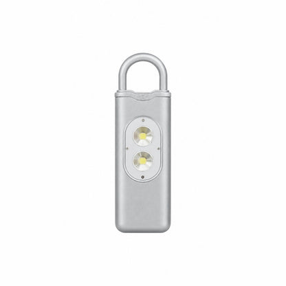 couleur Srebrny — Osobisty alarm bezpieczeństwa – brelok 135 dB z lampką LED