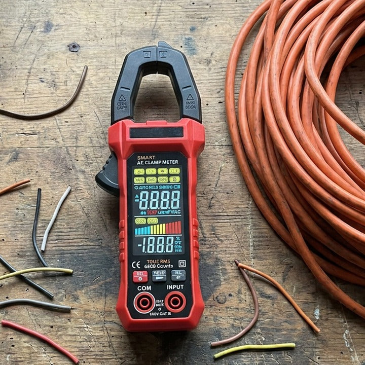 True RMS Clamp Meter, 600 A